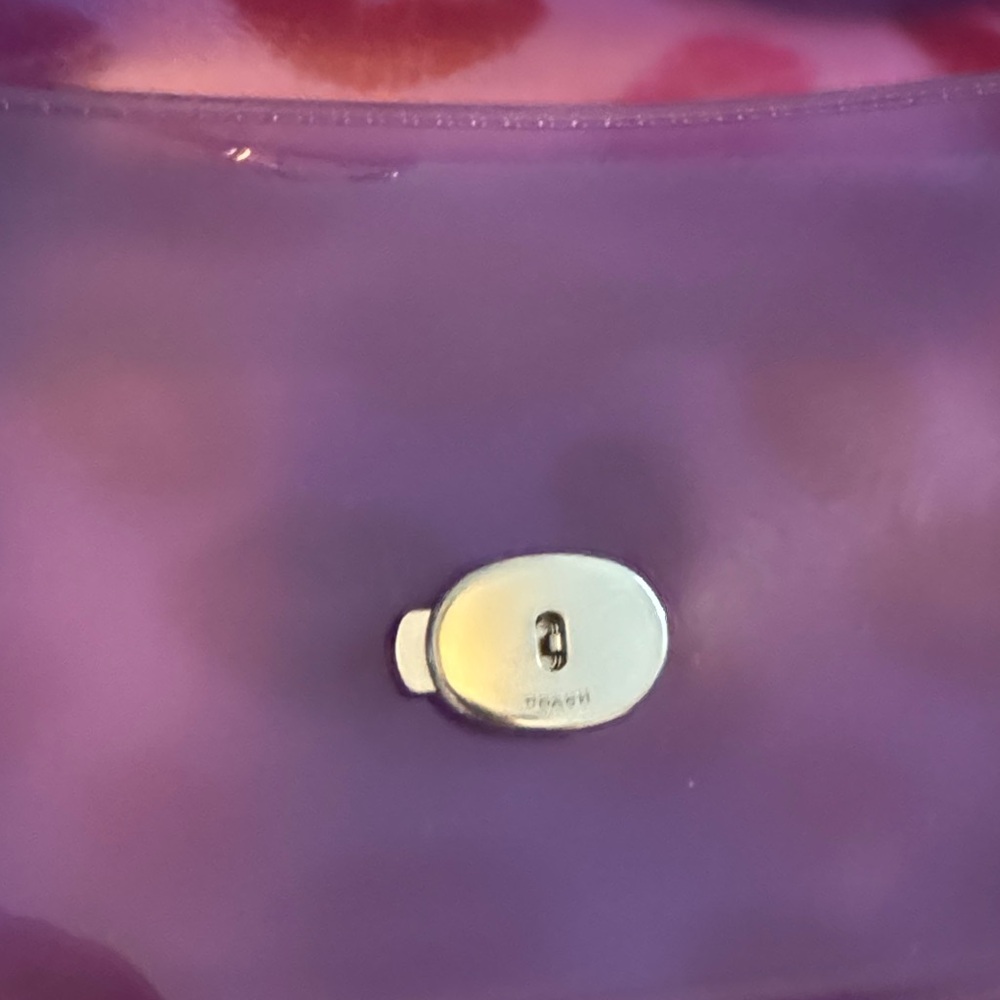 Coach Glossy Purple Crossbody Bag jelly tabby - Picture 4 of 8